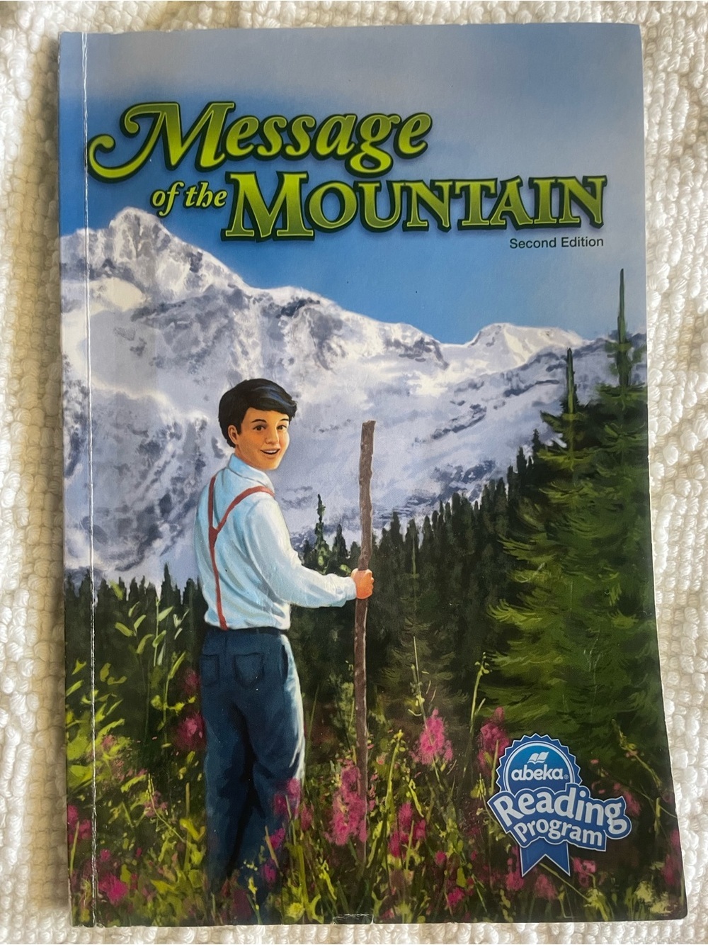 Abeka Message of the Mountain Reading curriculum book